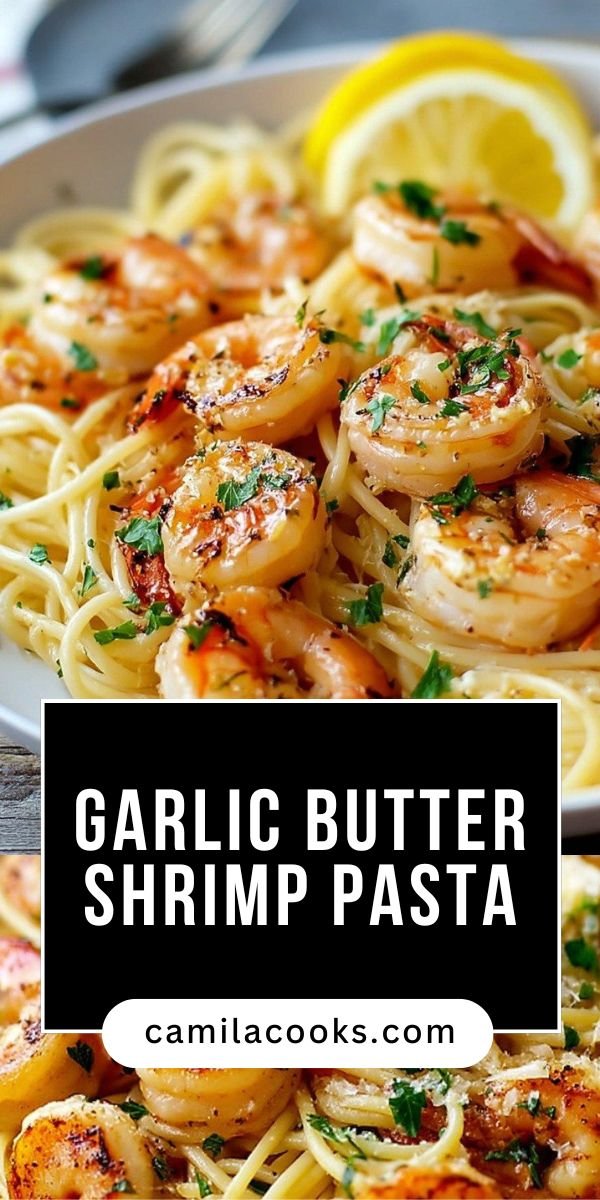 Garlic Butter Shrimp Pasta – Easy 30-Minute Weeknight Dinner save this recipe