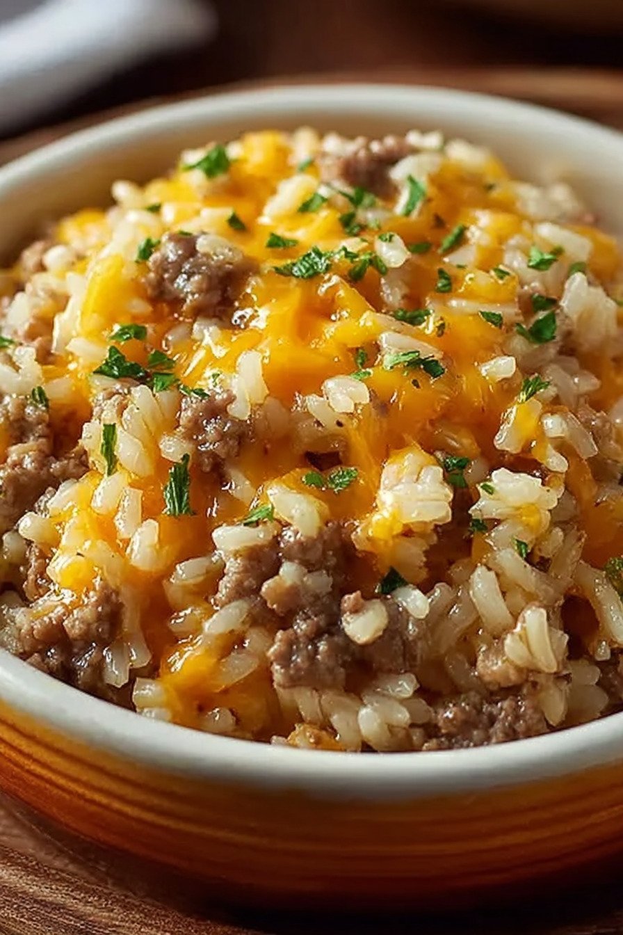 A Comforting Classic: Cheesy Hamburger Rice Casserole recipe tips