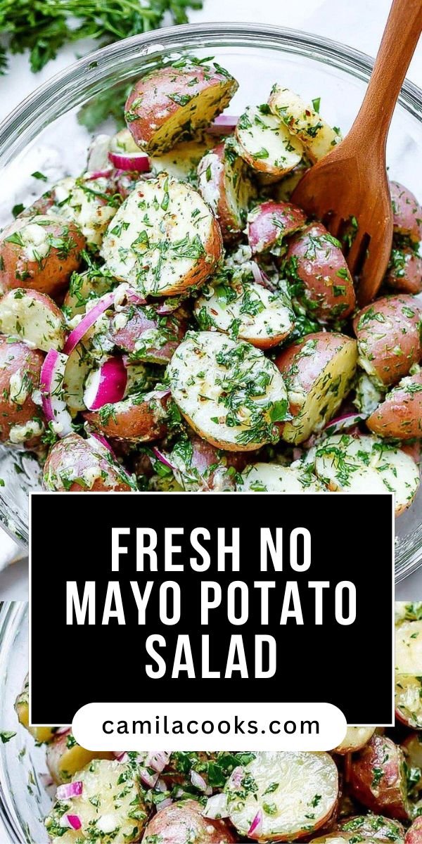 No-Mayo Potato Salad with Herbs save this recipe