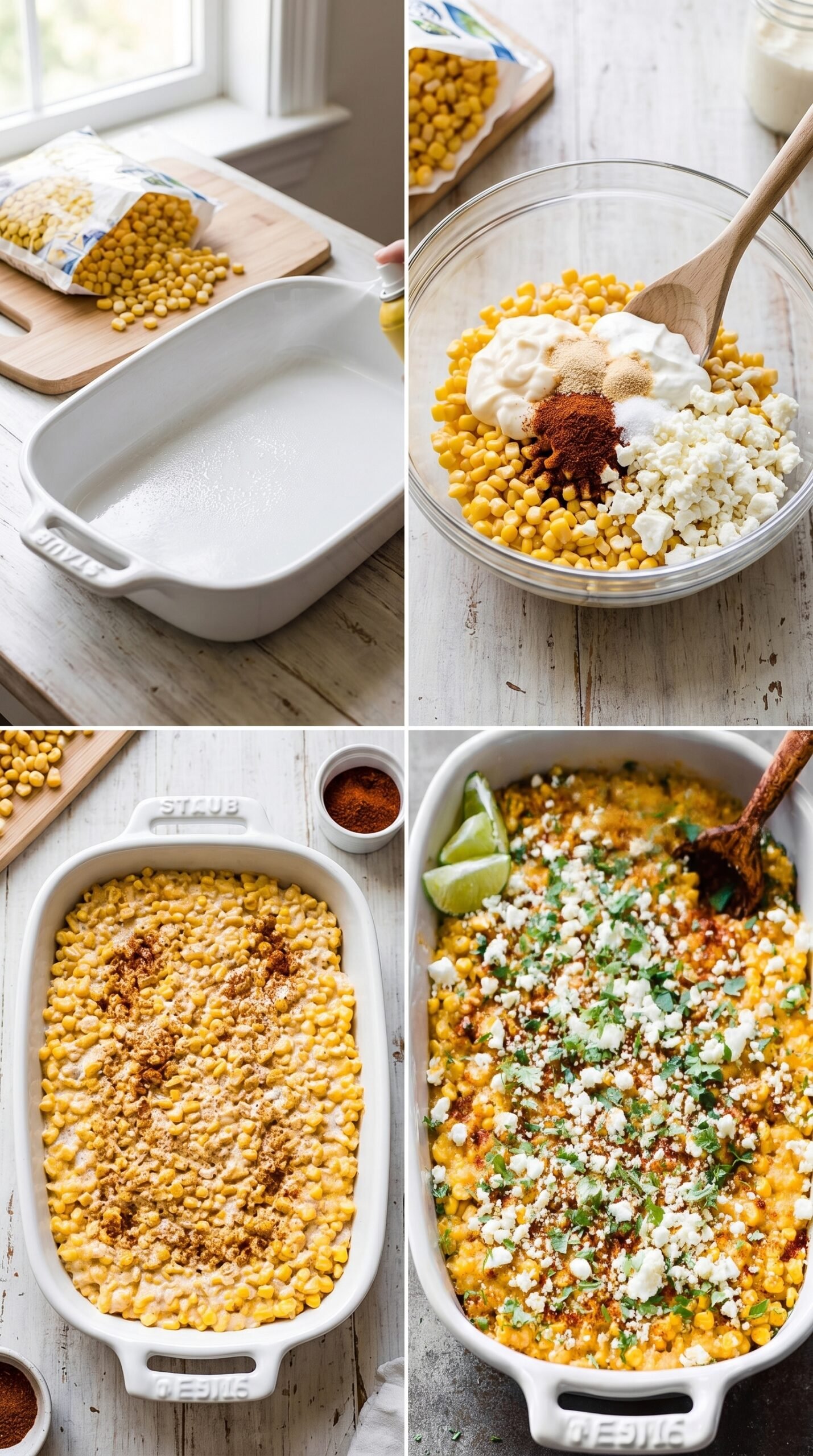 Irresistible Mexican Street Corn Casserole Recipe recipe instructions