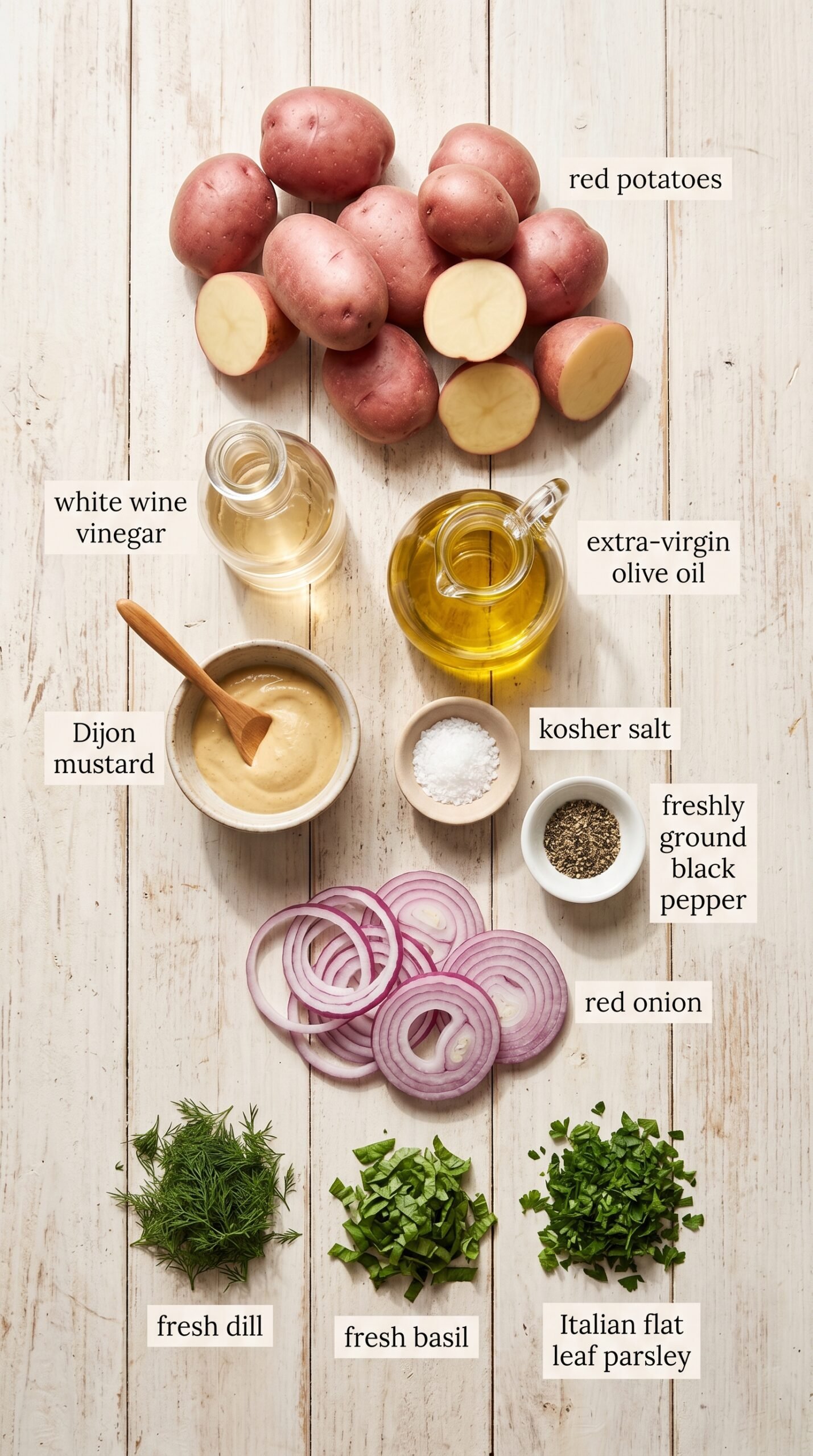 No-Mayo Potato Salad with Herbs recipe ingredients