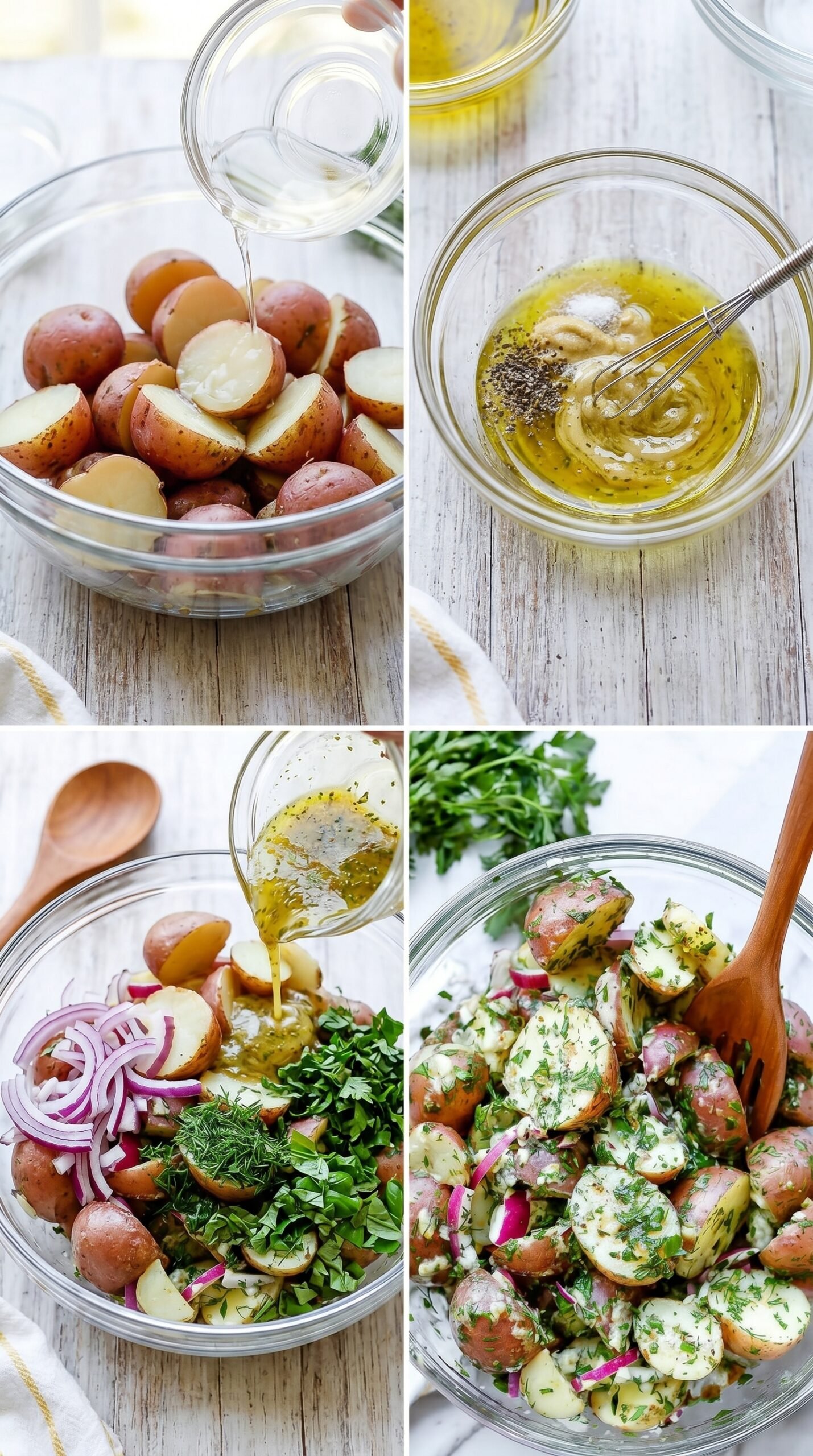 No-Mayo Potato Salad with Herbs recipe instructions