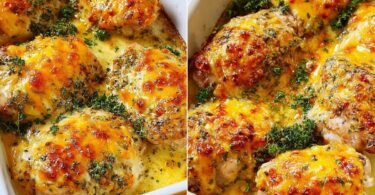 Keto Baked Cheesy Ranch Chicken Thighs Recipe recipe photo