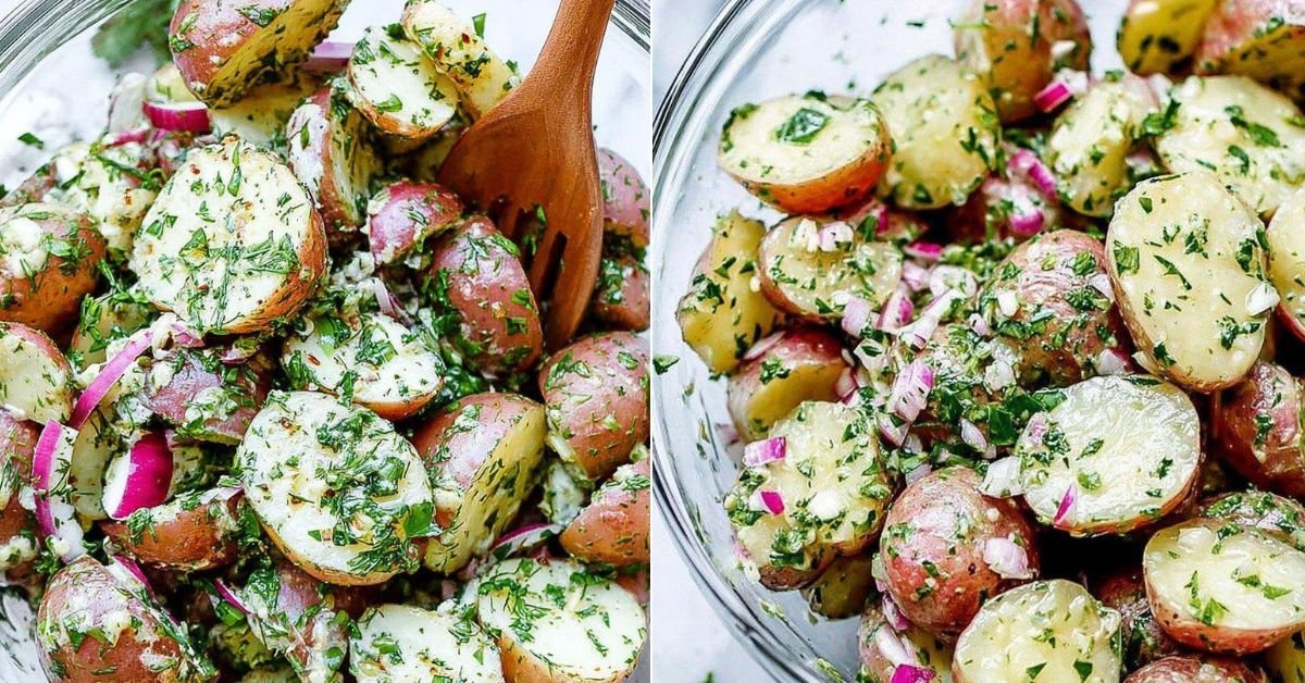No-Mayo Potato Salad with Herbs recipe photo