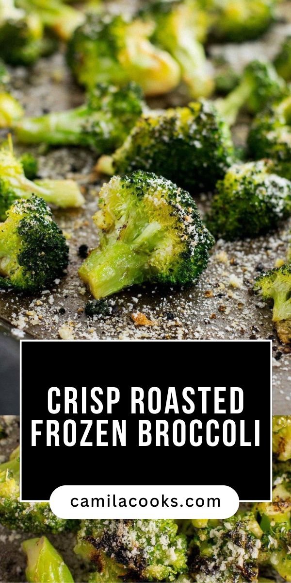 Roasted Frozen Broccoli with Crisp Edges save this recipe