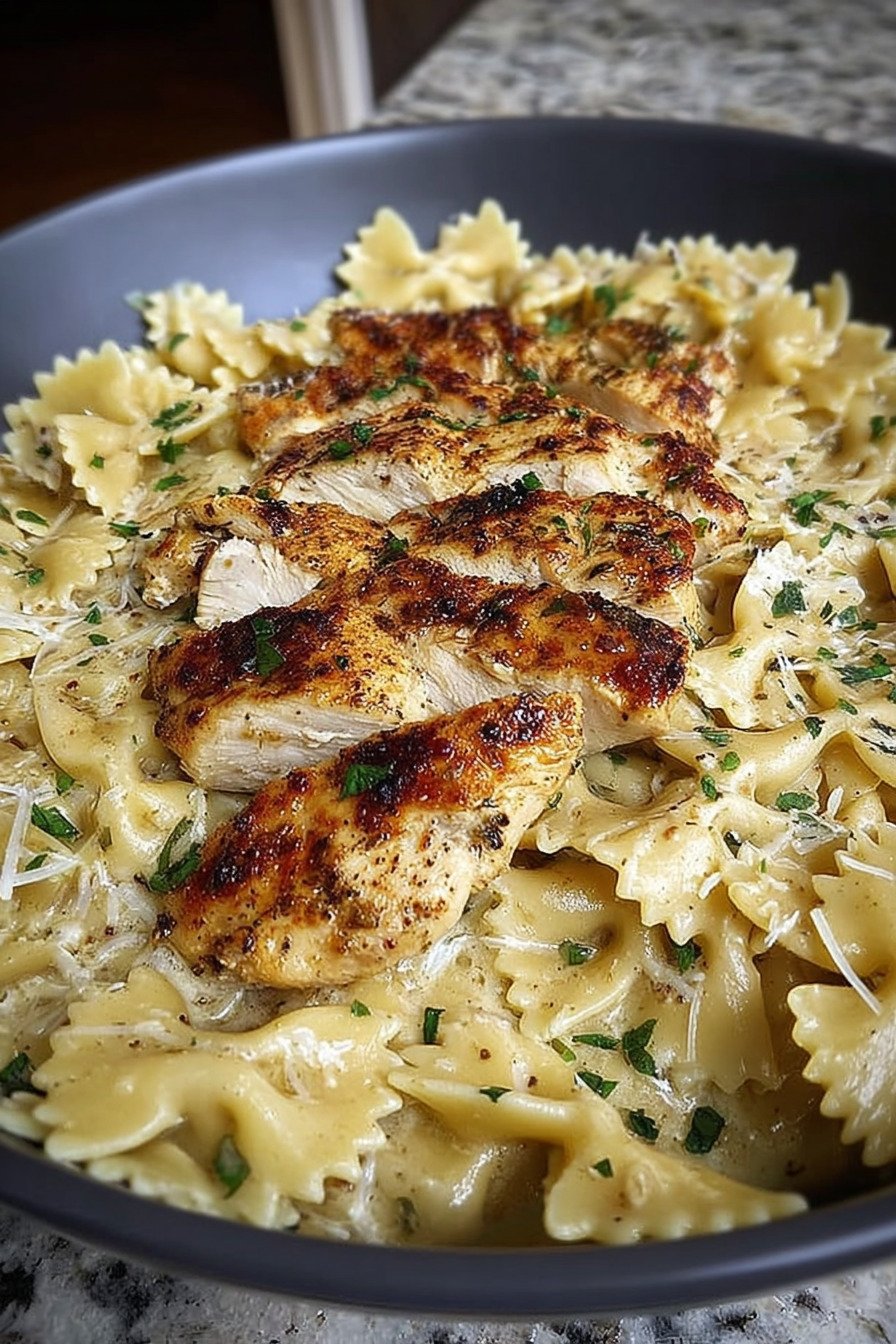Creamy Garlic Parmesan Chicken Pasta recipe tips