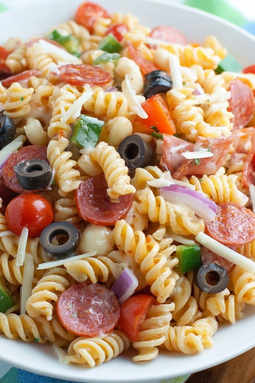 Italian Pasta Salad with Pepperoni recipe tips