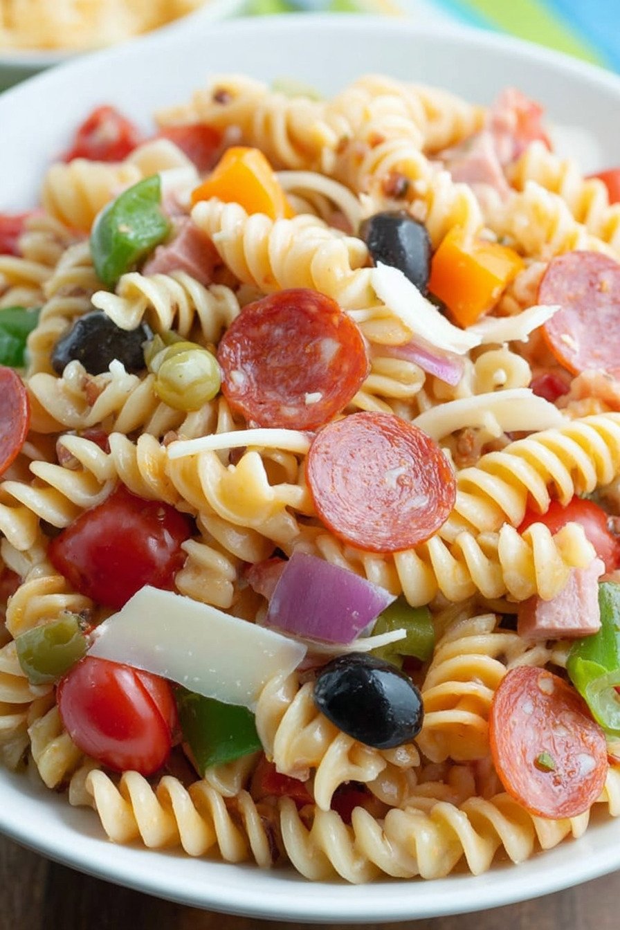 Italian Pasta Salad with Pepperoni extra recipe photo