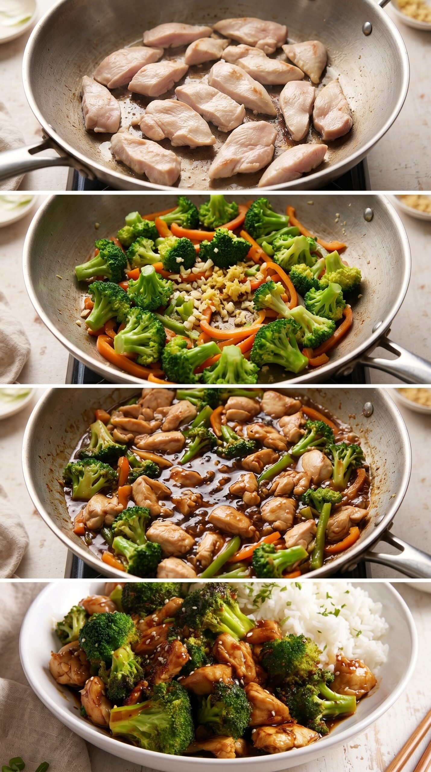 Teriyaki Chicken and Broccoli Stir-Fry recipe instructions