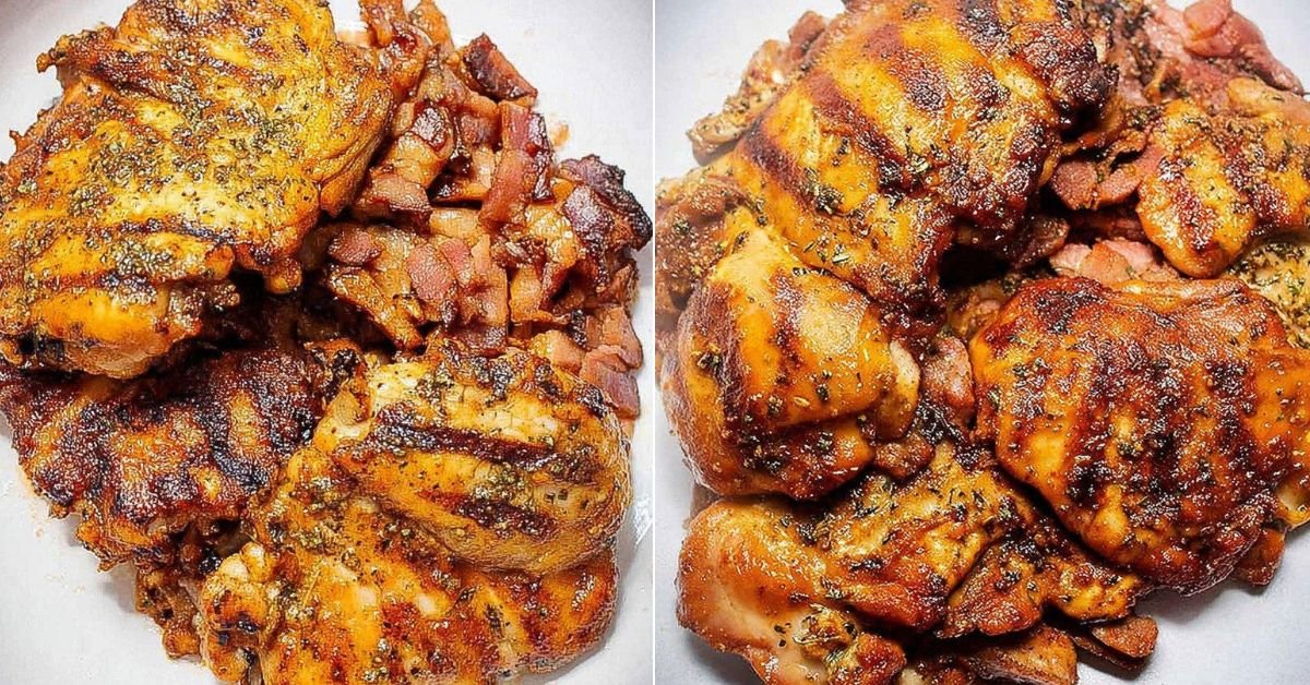 Smoked Boneless Skinless Chicken Thighs on Pellet Grill recipe photo