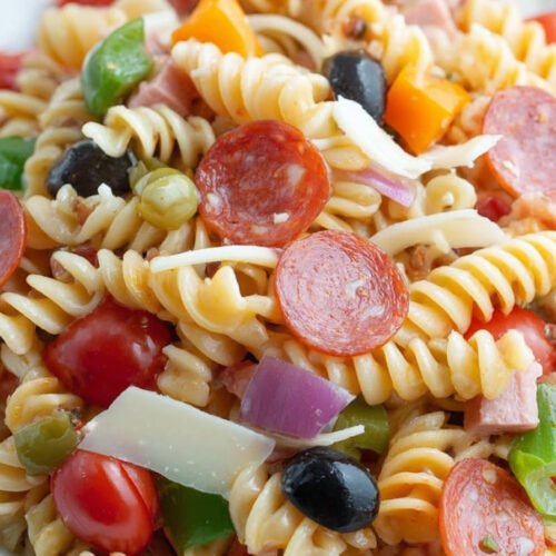 Italian Pasta Salad with Pepperoni extra recipe photo