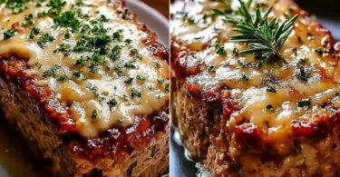 Melt-in-Your-Mouth Garlic Parmesan Chicken Meatloaf recipe photo