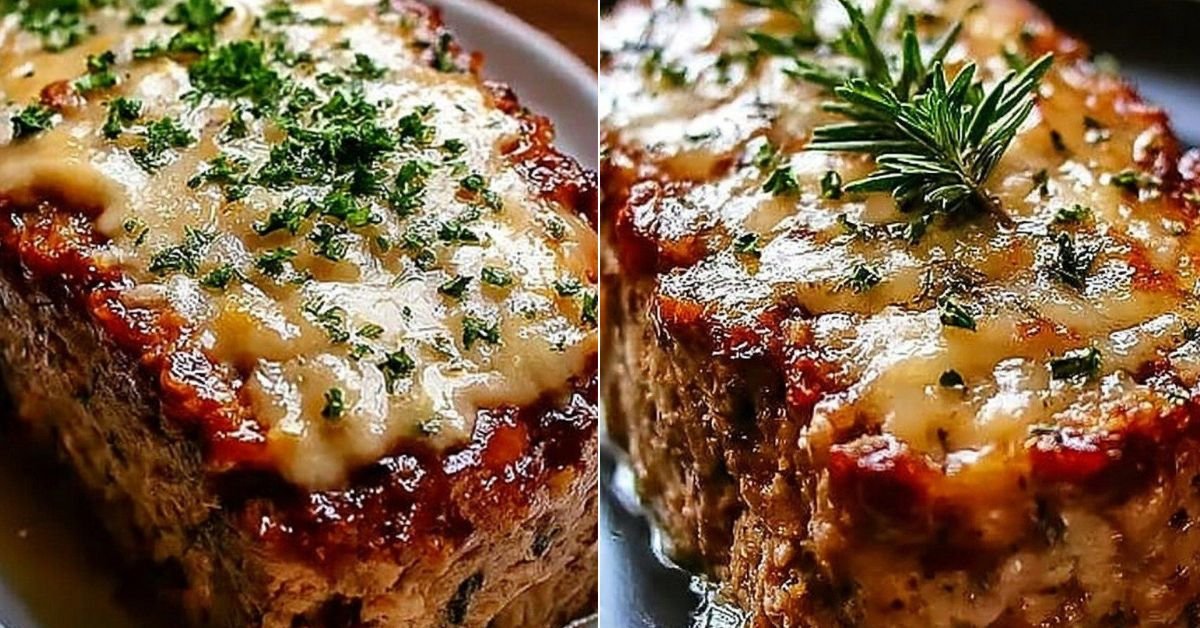 Melt-in-Your-Mouth Garlic Parmesan Chicken Meatloaf recipe photo