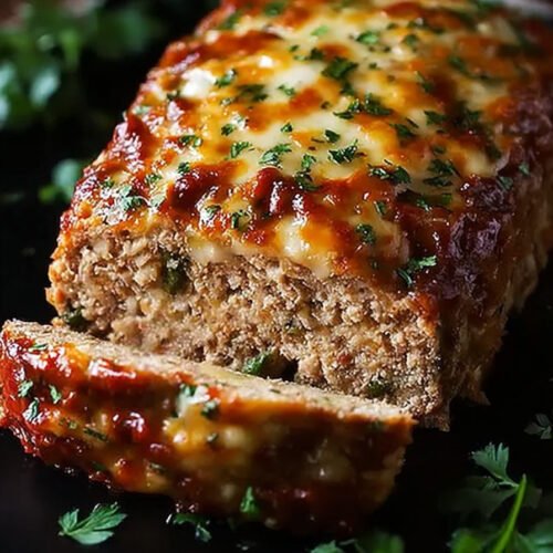 Melt-in-Your-Mouth Garlic Parmesan Chicken Meatloaf extra recipe photo
