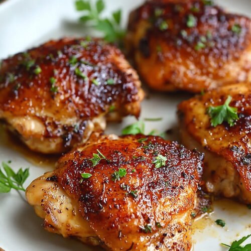 Pan Seared Boneless Chicken Thighs extra recipe photo